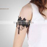 NO MOQ Party Accesorry Lace Flower Arm Upper Wedding Arm Bracelet thumbnail-1