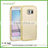 Leather Cell Phone Cases for Samsung S6 Edge,Diamond Mobile Phone Case for Samsung S6