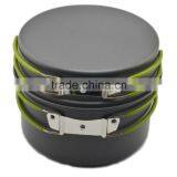 10pcs Portable Foldable Aluminum Frying Pan Pot Bowl Set Kitchen Cookware for Travel Outdoor Camping Hiking Cooking thumbnail-2