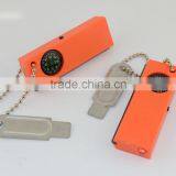 Outdoors Survival Flashlight Flint Fire Starter Scraper Whistle Kits Green Army Outdoor Perfect Partner thumbnail-6