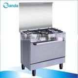 Commercial Restaurant Stainless Steel Freestanding Gas Stove 90mm