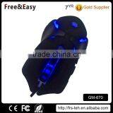 Black Rubber Coating Led Backlight Gaming Mouse for Computer Supplier's Choice thumbnail-6