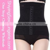 Cheap Wholesale Black Floral Lace High Waist Tummy Control Panty Cotton Underwear High Quality