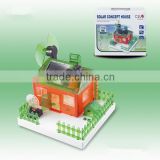 Educational ABS Kids Solar House Cabin with Light and Music Toys