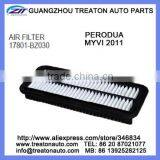 AIR FILTER 17801-BZ030 FOR PERODUA MYVI 2011 thumbnail-1