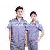 Custom made working clothes unisex industrial wearing uniforms workwear with OEM log for wholesale top quality