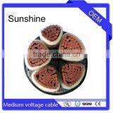 Xlpe Power MV Cable Multi Core 16 25 35 50 70 95 120 150 185 240 Square Section thumbnail-1
