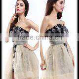 Newest Black Backless Sequins Prom Dresses Malaysia thumbnail-5