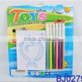 Happy Baby Toy Color Pencil Diy Drawing Kit