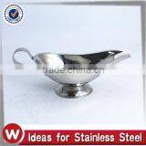 Stainless Steel Gravy Boat, Dressing Pouring Boat thumbnail-1