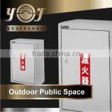 High Quality Closed Stainless Steel Fire Extinguisher Box