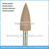 C203M 3/32" HP Shank Bullet Shaped Pink Silicone Rubber Polishers Dental Silicone Rubber Polisher