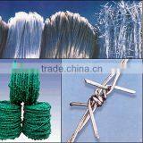 12*12 Types 4 Barbed Points PVC Coated Barb Wire