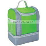 Two-Tone Insulated Lunch Bag-Lime Green thumbnail-1