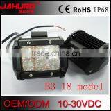 18W LED Light Bar 4 inch IP68 Dual Row LED Light Bar Offroad beads LED Light Bar Work light