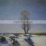 M-163 Modern Of Winter Trees Oil Painting thumbnail-1
