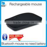 2016 China Factory Latest Univesal Slim 2.4 g Rechargeable Wireless Bluetooth Mouse thumbnail-4