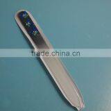 BLC-017 140mm With Diamond on Handle Point Tip Crystal Glass Nail File in Pvc Bag