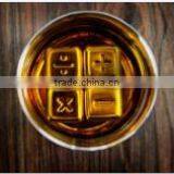 Brand New Design Reusable Stainless Steel Ice Cube, Ice Whiskey Stone, With Notation Logo thumbnail-5