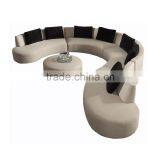 Modern Restaurant Fabric Booth Seating YK7040 thumbnail-3