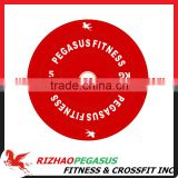2016 New Red 5kg Rubber Bumper Plate with logo