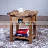 Antique Small Wooden Corner Table