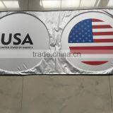 Hot Sales Car Front Window Sunshade/nylon/tyvek Customized Printing Logo Sunshade thumbnail-6