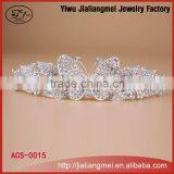 Wholesale Good Quality Alloy Butterfly Hair Piece Crown for Girls thumbnail-1