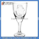 LongRun alibaba stemware old country roses flutes set of six with nice quality