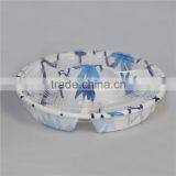 SM1-2118ZY-B Clear Eco-friendly Packaging PS Round Party Tray thumbnail-2