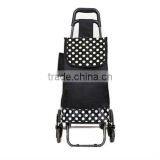Three Wheels Laundry Shopping Cart With Chair thumbnail-5