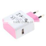 5V 1A Europe Type High Speed Charging 2 Pin Morocco USB Charger thumbnail-4