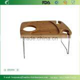 DX030/ Picnic Time Bamboo Portable Wine and Snack Table thumbnail-1