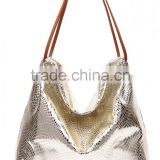 luxury gold soft bag shopping bag low price(LD-2634)