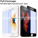 New Arrival 0.33MM 2.5D 9H Anti Blue Light Silk Printing Full Body Tempered Glass Screen Protector for IPhone 6 Tempered Glass thumbnail-1