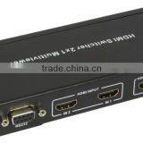 Super HDMI Switch 2 by 1 Switch Multi-Viewer With Picture in Picutre, Support RS232 and IR thumbnail-2