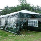 Outsunny 10'x30' Green Party Pup Up Folding Tent Canopy With Sidewalls