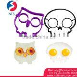 Hot Selling Cute Design Promotional Healthy Fried Silicone Egg Mold