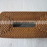 Tissue box from rattan bamboo Vietnam with best price