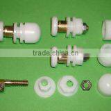 White Shower Door Rollers, Wheels, Runners. 4 x SR35 thumbnail-1