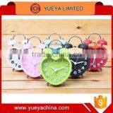 Korean Style Candy Colors 3D Digital Clock Retro Heart Shaped Alarm Clock thumbnail-4