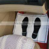 White Dispasable PE Plastic Foot Mat for Car Cleaning thumbnail-3