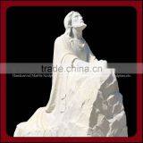 Hand Made White Marble Jesus Statue thumbnail-4