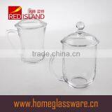 Anchor Hocking 923 Set of Cafe Glass Cappuccino Tea Coffee Latte Mugs Cups thumbnail-2