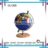 YGL1603 Plastic Deskpot Globe With Wood Base thumbnail-1