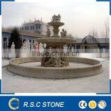 Hand Carved Large Size Garden Fountain Marble thumbnail-1