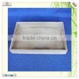 China Manufacture Large Antique Hole Handles Pine Wooden Tray thumbnail-1