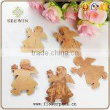 Angel Series of Natural Flowered Bark Engraving thumbnail-1