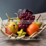 Resin Artificial Deer Antlers Dry Fruit Tray thumbnail-2