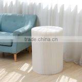 Portable Flexible Paper Stool Expanding Paper Chair With Felt Pad Waterproof White thumbnail-2